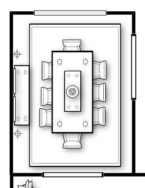 DINING ROOM FLOOR PLAN