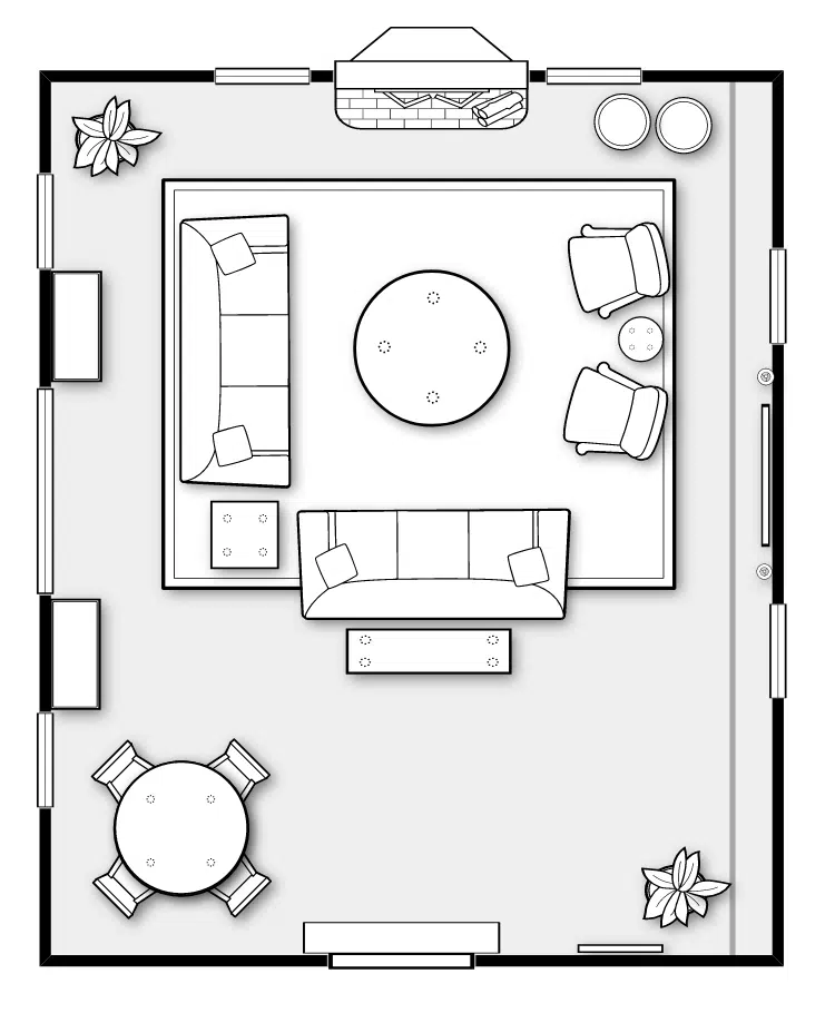 FAMILY ROOM FLOOR PLAN