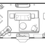 LIVING ROOM FLOOR PLAN (1)
