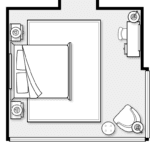 MASTER BEDROOM FLOOR PLAN