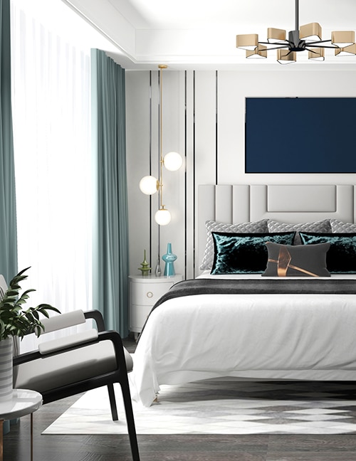 modern bedroom decor