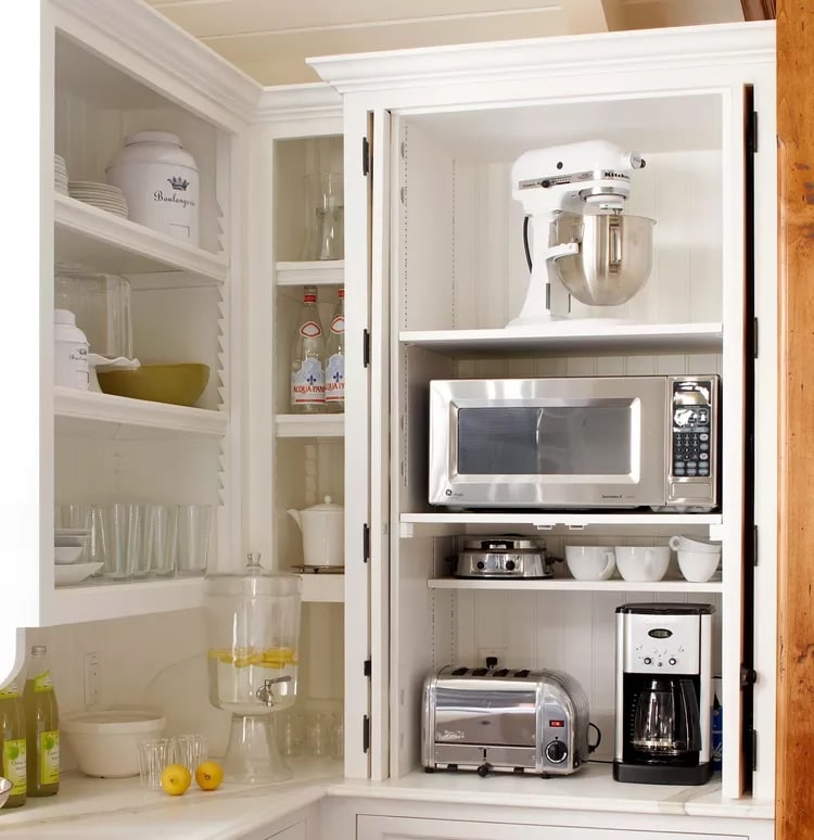 modern kitchen appliance garage