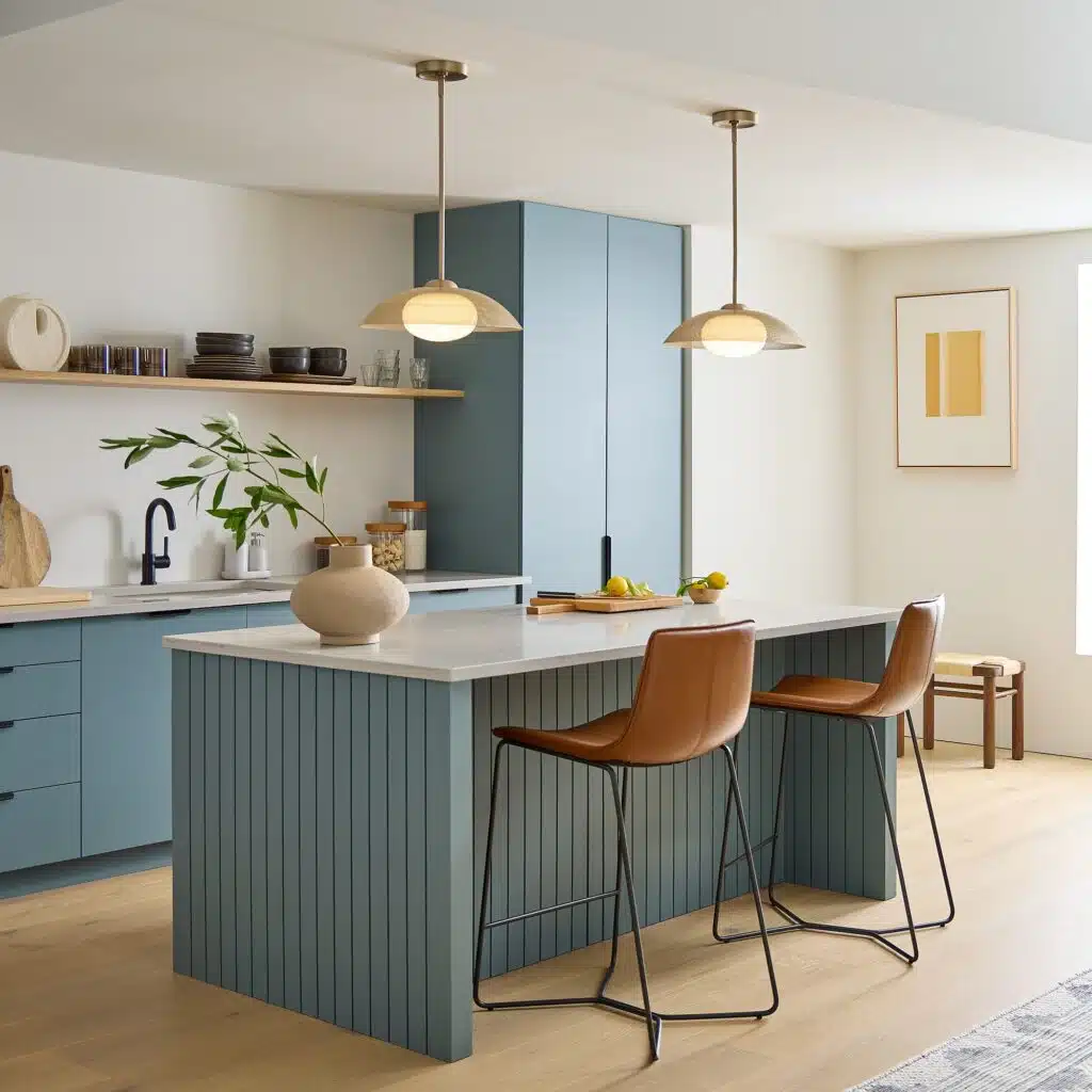 modern kitchen design lighting