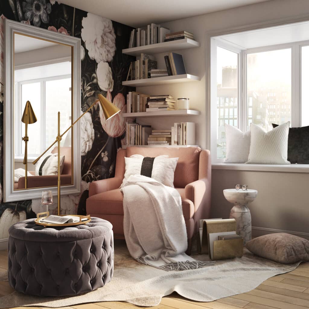Modern reading nook ideas