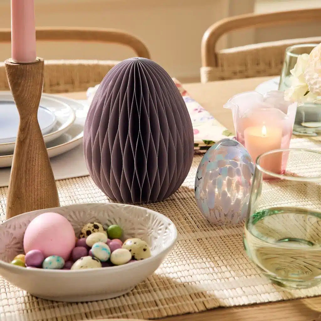 Modern easter table settings