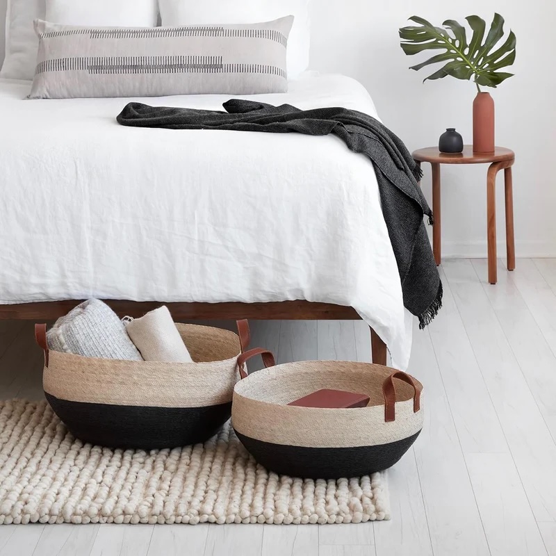 Chic storage baskets in the bedroom 2025 fall design ideas for modern homes