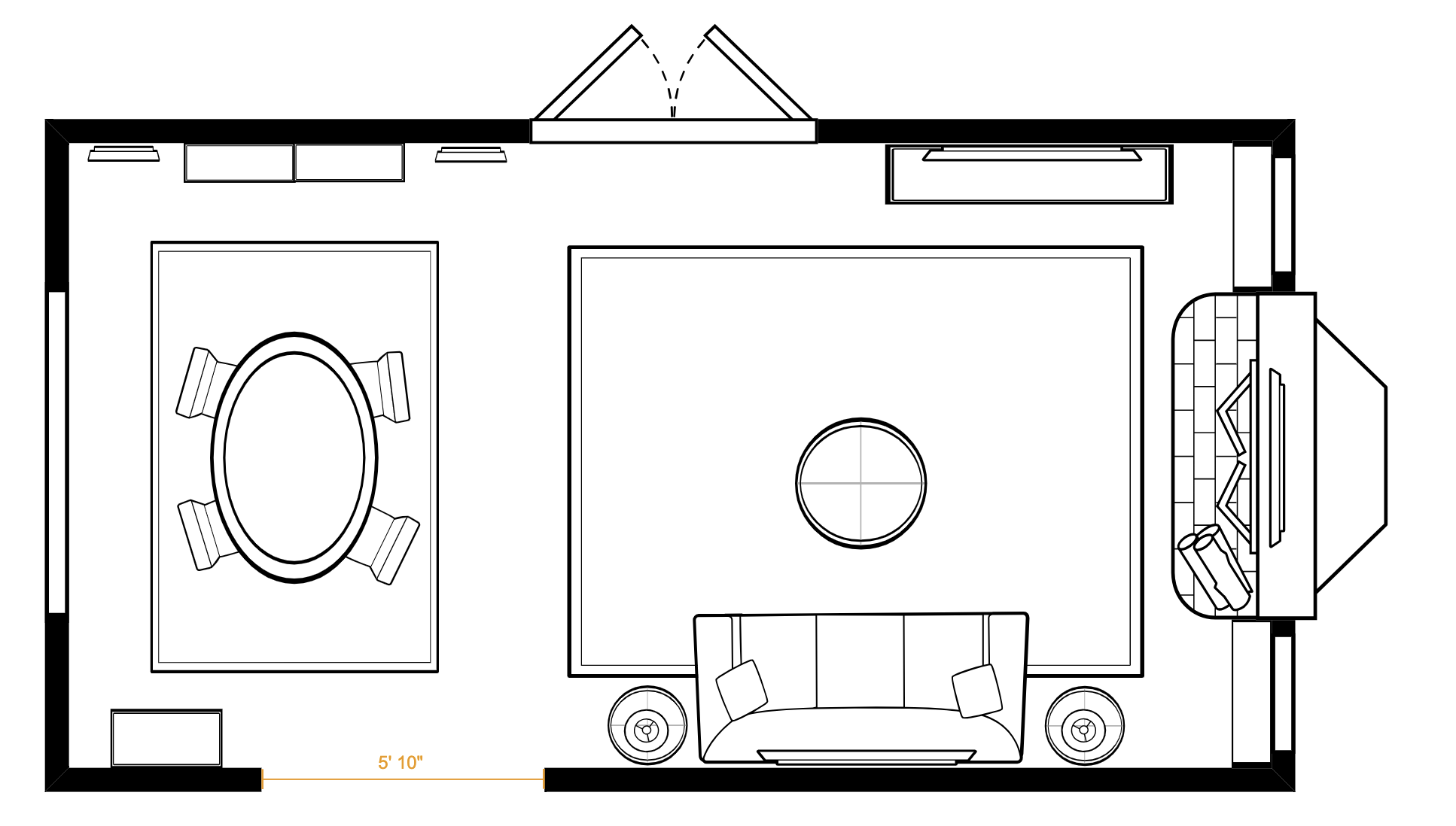 Seidman Living Room Floor Plan